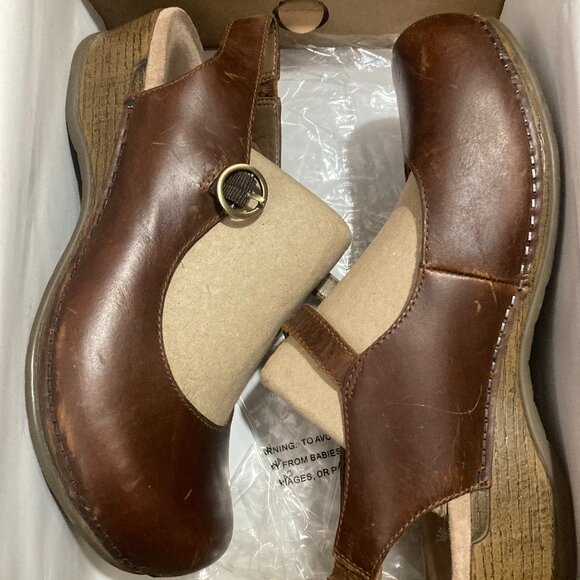 Dansko Maureen Clog - Brown W's 40 Excellent Condition - Picture 2 of 11